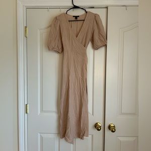 Forever 21 midi wrap dress